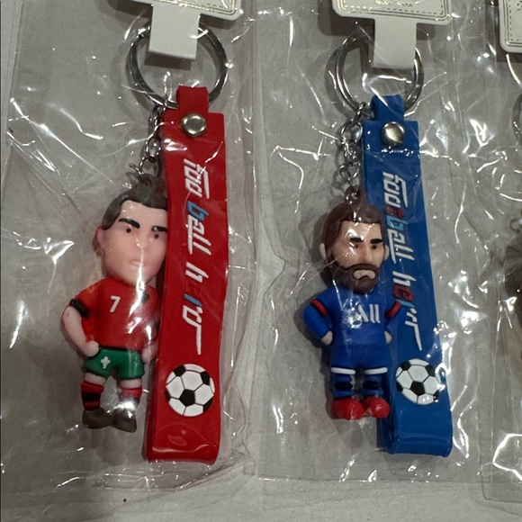 Soccer Player Keychains Set - Picture 2 of 3